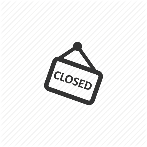 Board, Boutique Sign, Closed, Shop, Sign Icon