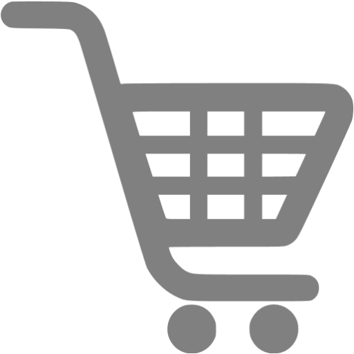 Gray Shopping Cart Icon