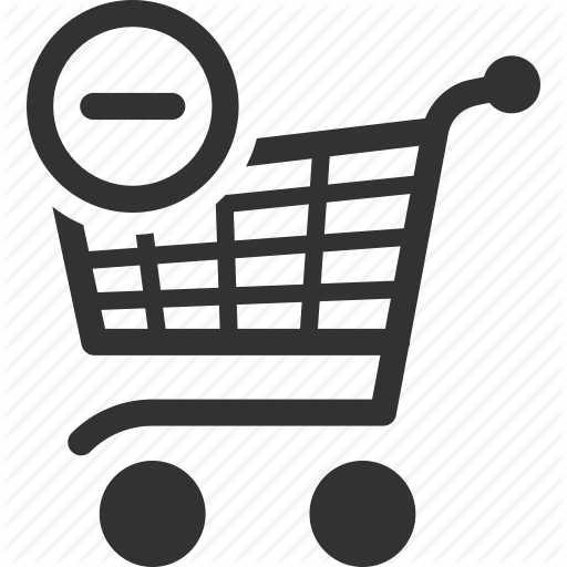 Buy, Delete, Ecommerce, Empty, Purchase, Remove, Shopping Cart Icon