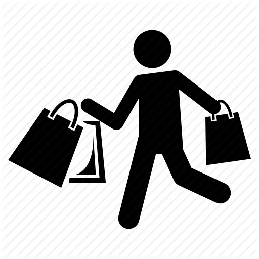 Man Carrying Shopping Bags, Man With Shopping Bags, Shopping