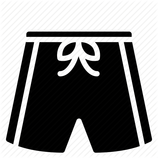 Clothing, Mens, Shorts, Solid, Swimming Icon