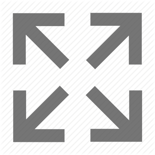 Arrow, Expand All, Full Screen, Material, Maximize, Zoom Out Icon