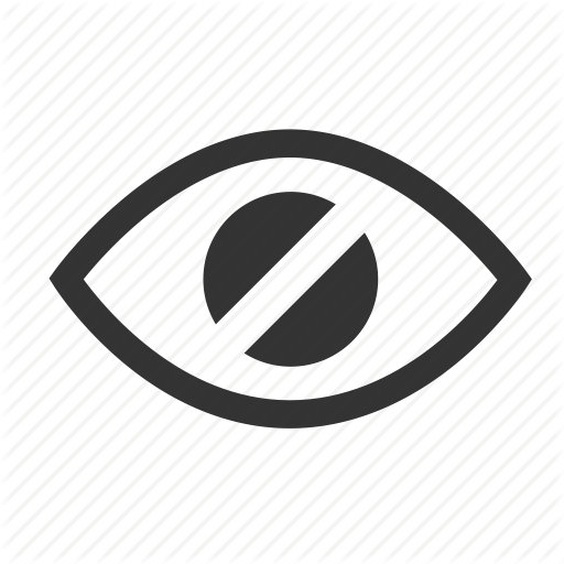 Blind, Disabled, Eye, Hidden, Hide, See, Watch Icon