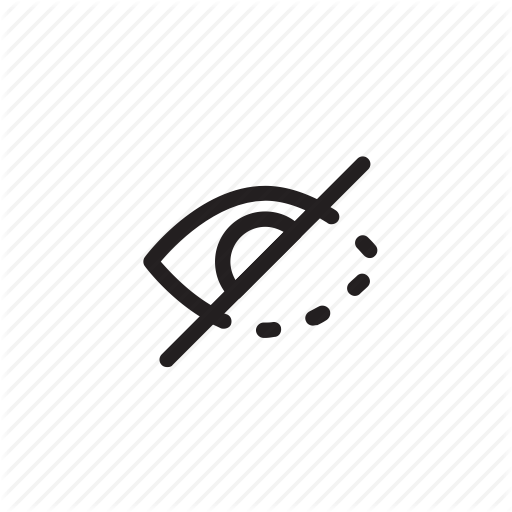 Blind, Hidden, Hide, Interface, View Icon