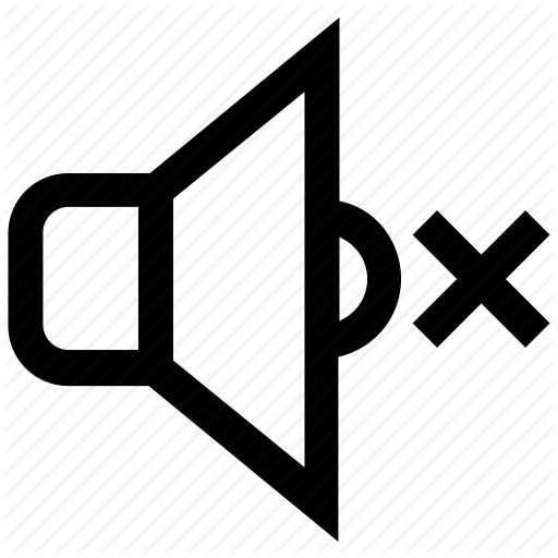 Audio, Music, Mute, Sound, Speaker, Volume Icon