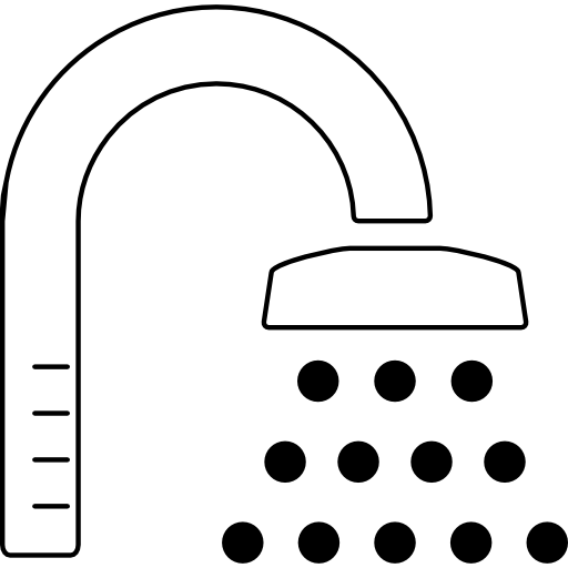 Shower Head And Water Icons Free Download