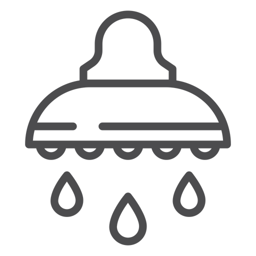 Showerhead Stroke Icon