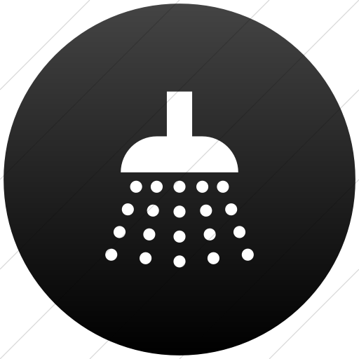 Flat Circle White On Black Gradient Ocha Humanitarians