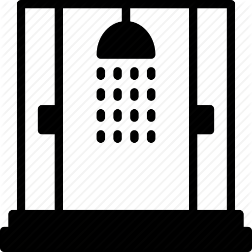 Bathroom, Cubicle, Shower Icon