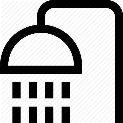 Bathroom, Shower Icon