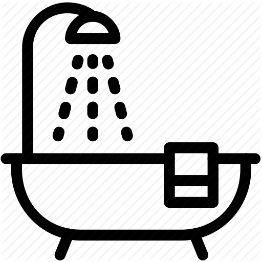 Bathtub, Shower Icon