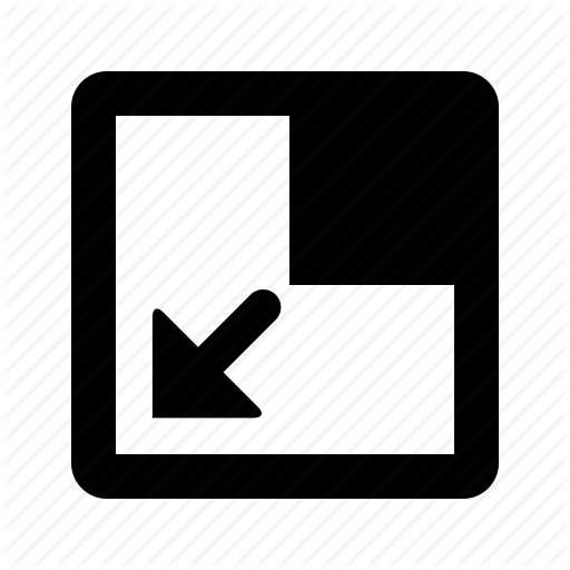 Action, Minimize, Reduce, Shrink Icon