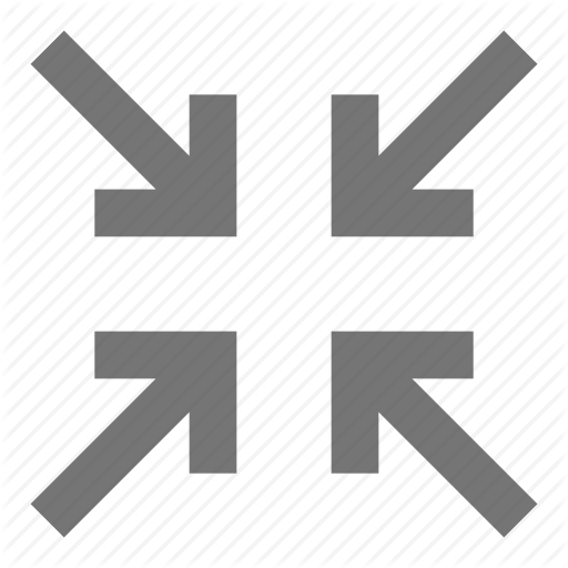 Arrows, Shrink Icon
