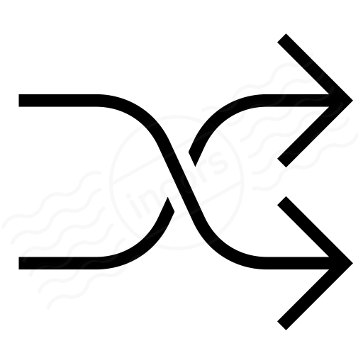 Iconexperience I Collection Arrow Shuffle Icon
