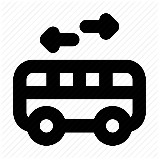 Bus, Service, Shuttle, Transportation, Vehicle Icon