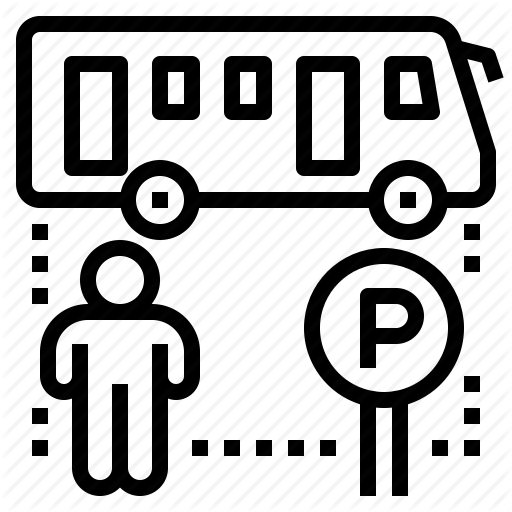 Bus, Hotel, Park, Service, Shuttle Icon