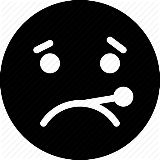 Expression, Face, Fever, Ill, Sick Icon