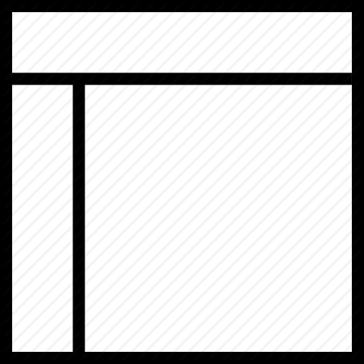 Display, Header, Layout, Left, Sidebar Icon