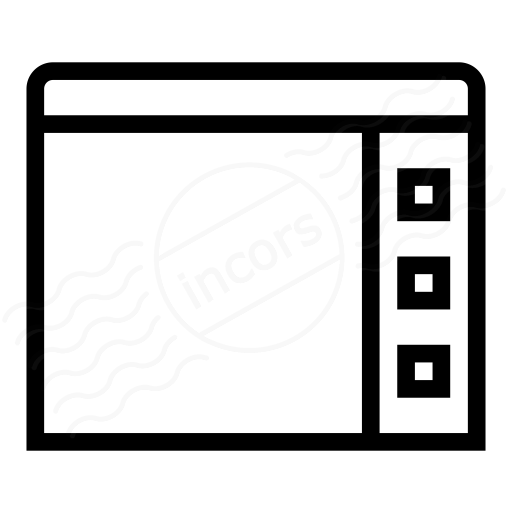 Iconexperience I Collection Window Sidebar Icon