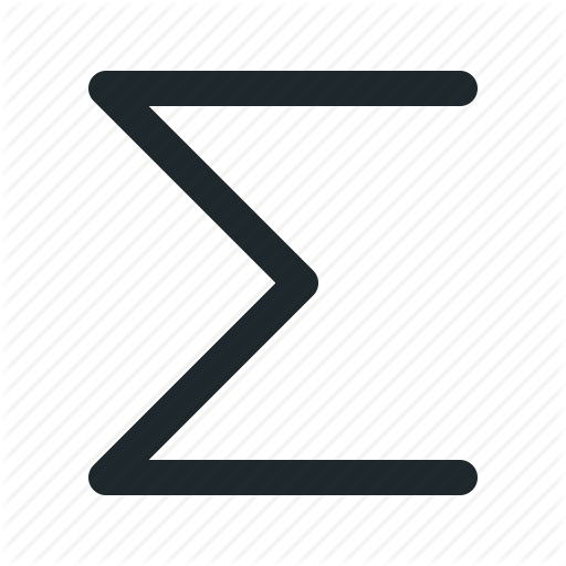 Accounting, Math, Mathematical, Sigma Icon
