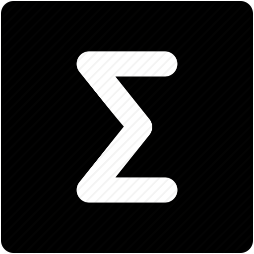 Calculation, Greek Letter, Math Symbol, Sigma, Sum Icon