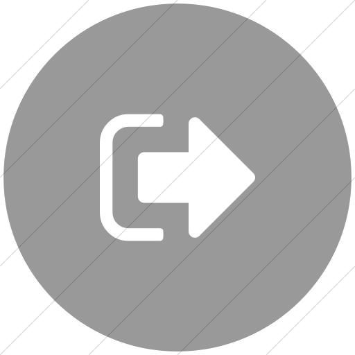 Flat Circle White On Light Gray Bootstrap Font Awesome