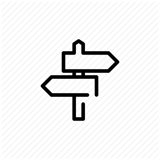 Board, Direction, Signage Icon