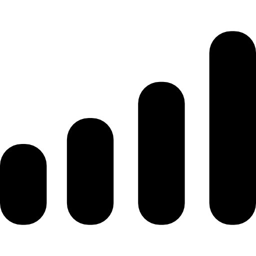 Signal Strength Bars Phone Interface Symbol Icons Free Download