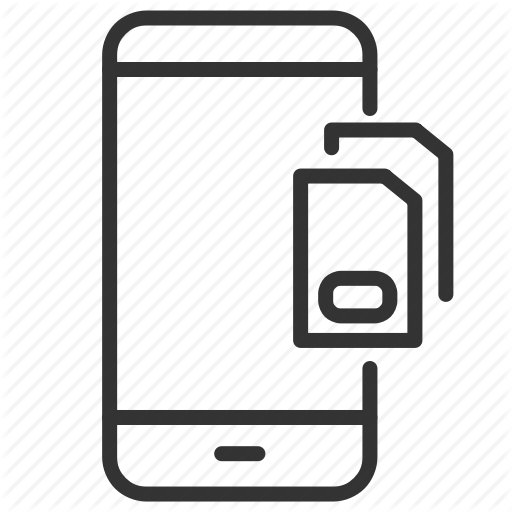 Double, Mobile, Multi, Phone, Sim, Sim Card, Smartphone Icon
