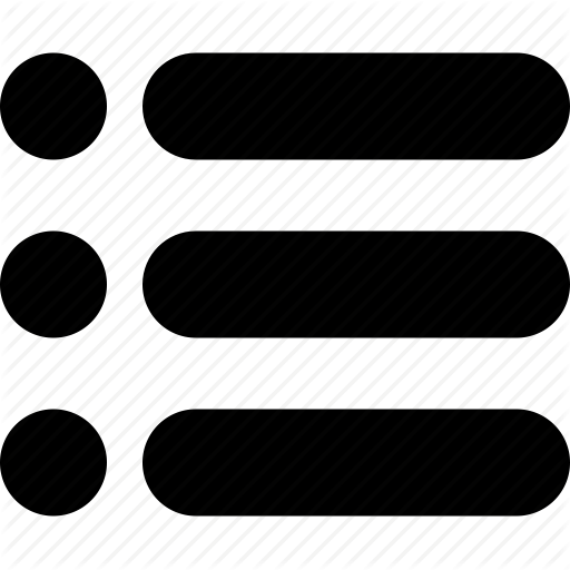 List, Menu, Raw, Simple Icon