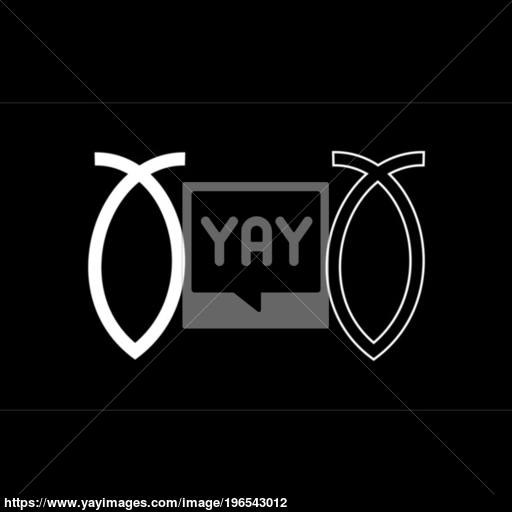 Bull Symbol Icon Set White Color Illustration Flat Style Simple