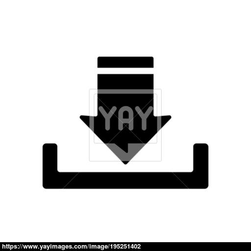 Upload Button Icon Vector