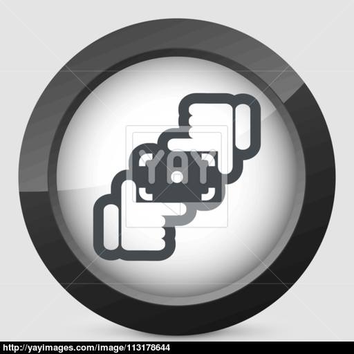 Camera Lens Simulation Icon Vector