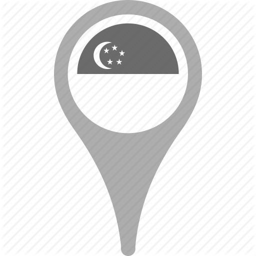 Country, County, Flag, Map, National, Pin, Singapore Icon