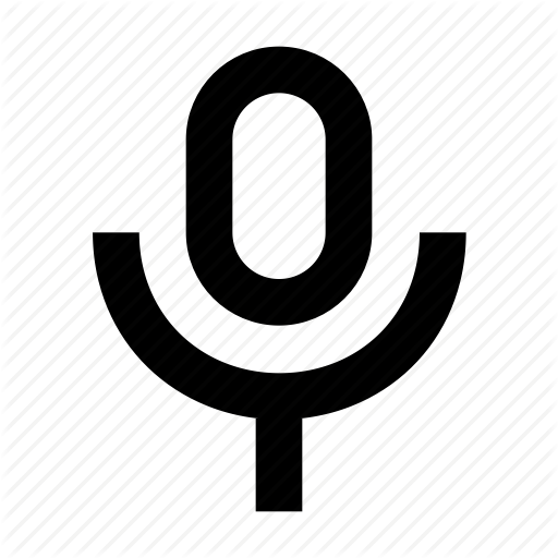 Microphone, Push To Talk, Record, Singing Icon