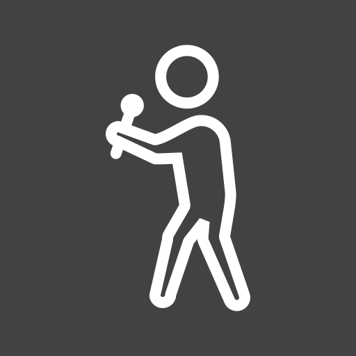 Singing Icon Free Of Sports Activities