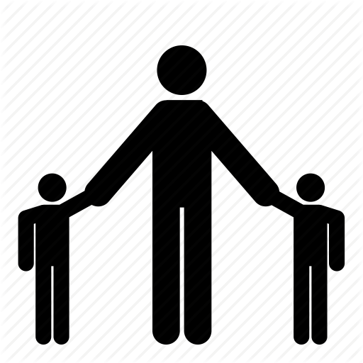 Child, Children, Father, Parent, People, Person, Single Icon