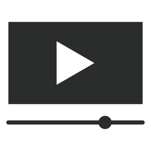 Video Player Interface Flat Icon