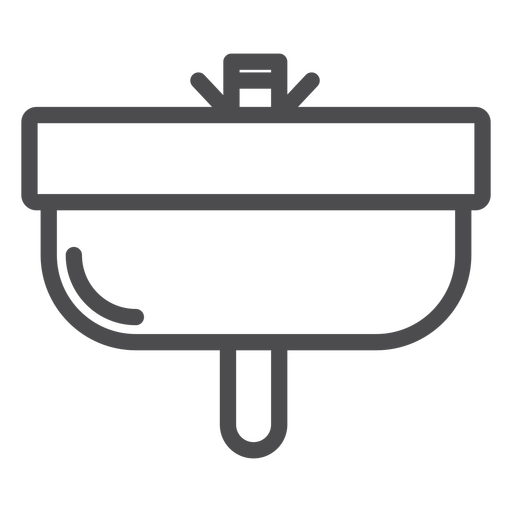 Bathroom Sink Stroke Icon