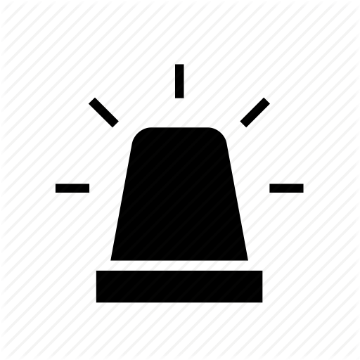 Ambulance, Car, Enforcement, Law, Police, Siren Icon