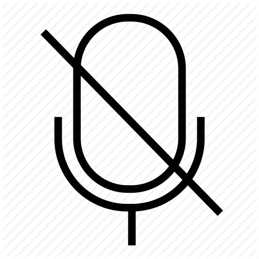 Mic, Microphone, No Mic, No Sound, No Volume, Siri Icon