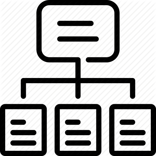 Hierarchy, Seo, Sitemap, User Flow Icon