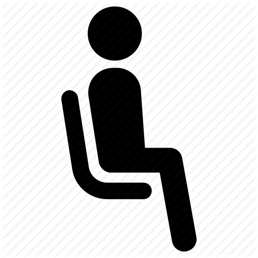 Person, Sit, Sitting Icon