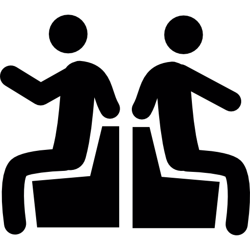 Sitting People Icons Free Download