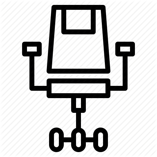 Chair, Desk, Seat, Sitting Icon
