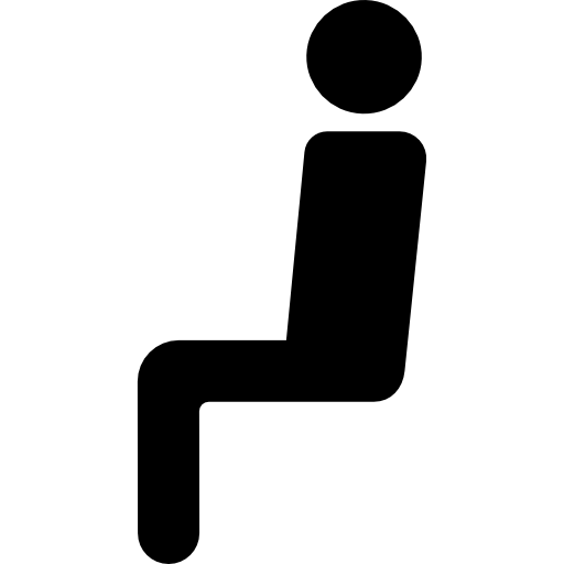 Sitting Silhouette Icons Free Download