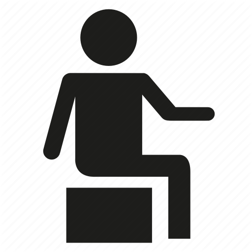 People, Sitting Icon