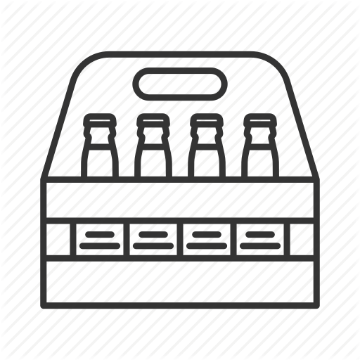 Alcohol, Beer, Bottle, Box, Pack, Package, Six Pack Icon