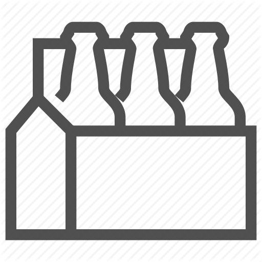 Alcohol, Beer, Bottle, Drink, Pack, Pint, Sixpack Icon