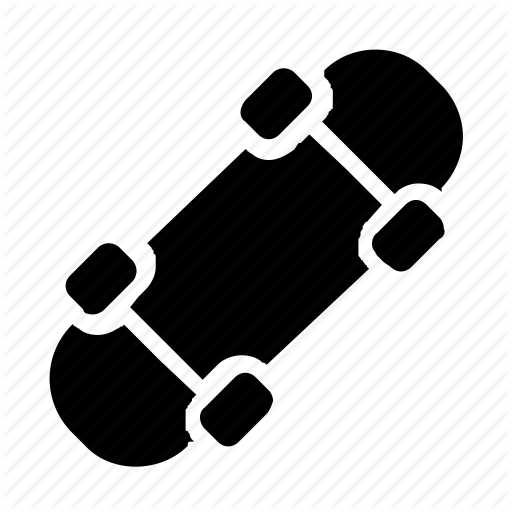 Game, Skateboard Icon